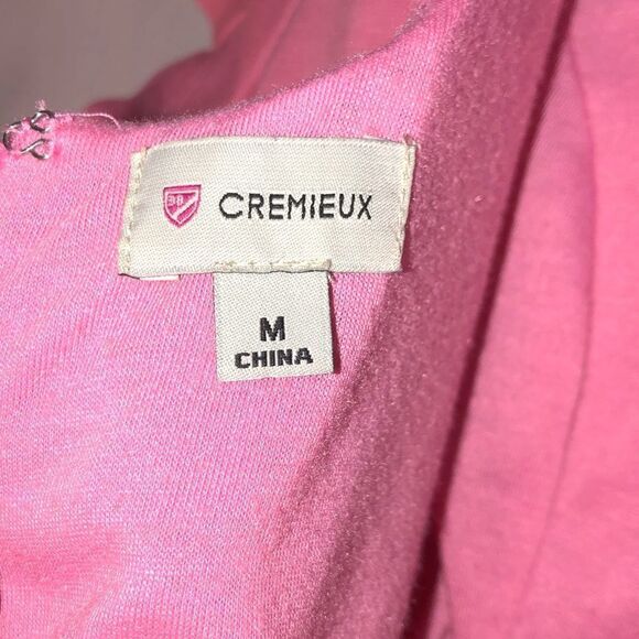 Daniel Cremieux Pink Short Sleeve Mid Length Sheath Dress Scoop Back M - Picture 8 of 10
